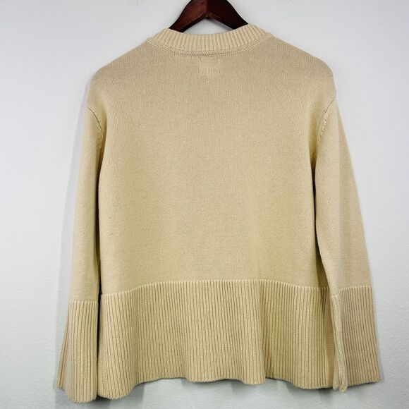Creamy Gap Sweater 100% Cotton Knit Gap Sweater Medium Women's Gap Minimalist - Picture 5 of 13